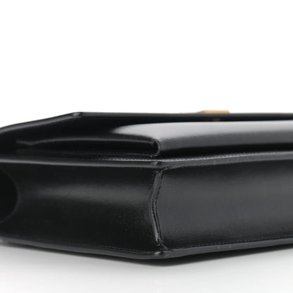 Saint Laurent Smooth Calfskin Medium Monogram Sunset Satchel Black 10 of 11