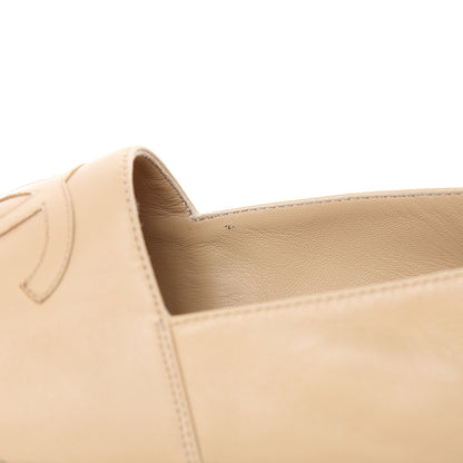 Chanel Lambskin CC Espadrilles 40 Beige Black 9 of 11