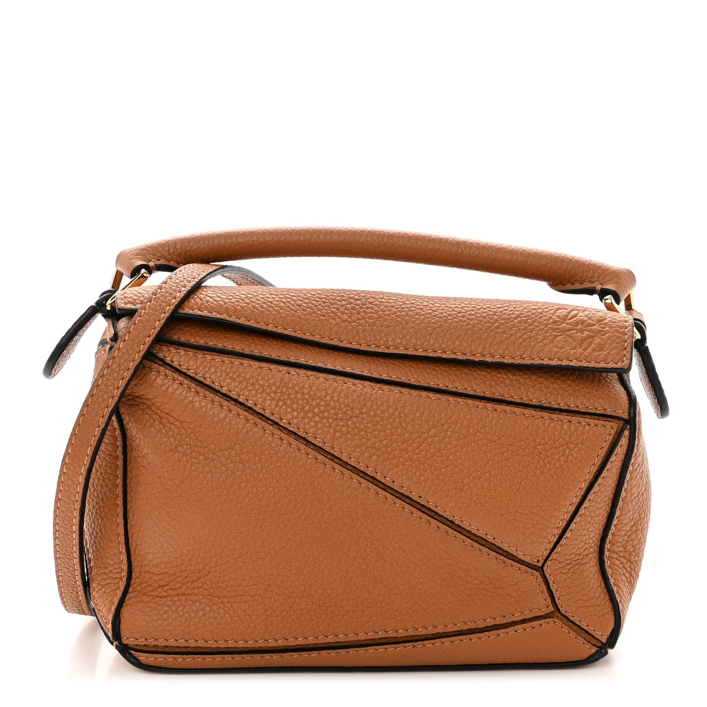 Calfskin Mini Puzzle Bag Tan