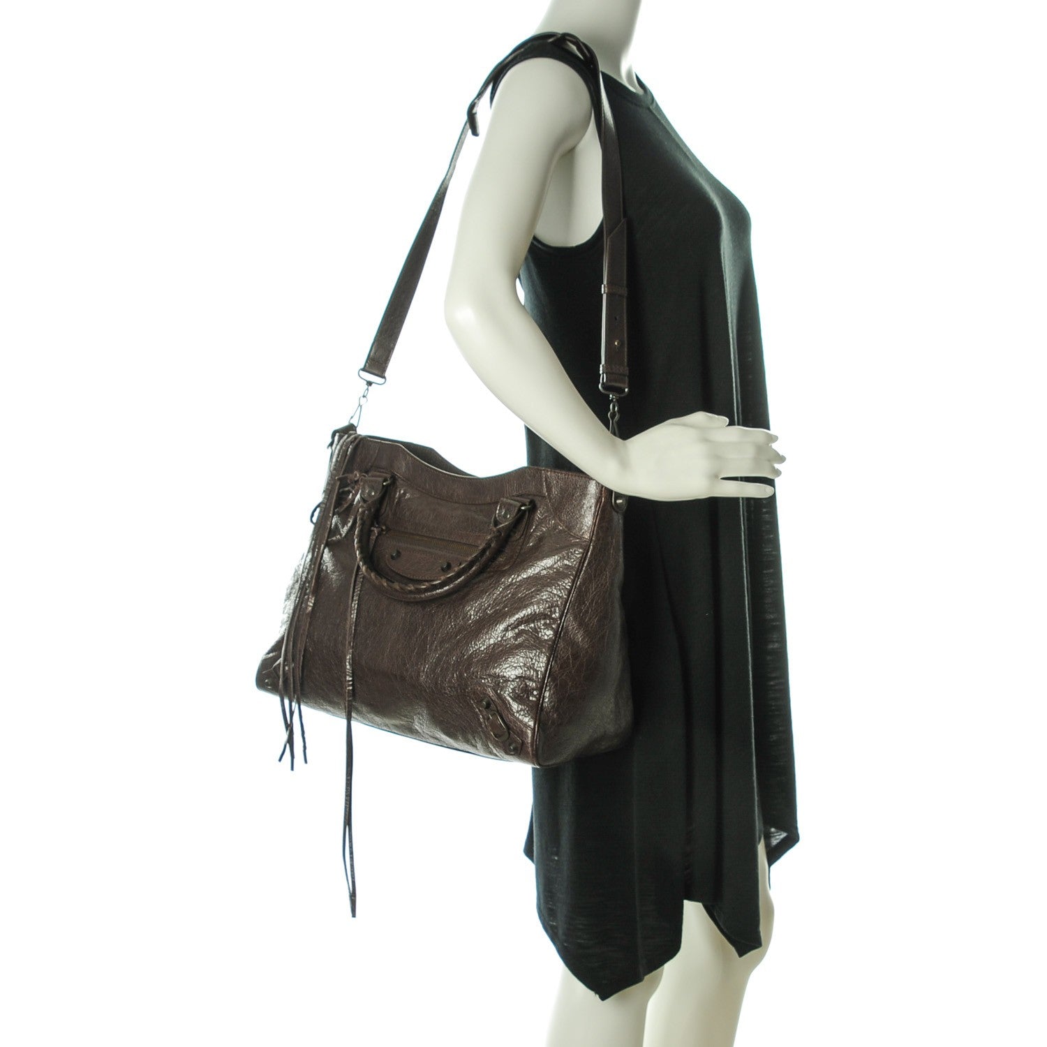 Balenciaga Agneau Classic Hardware Velo Charbon 2 of 11