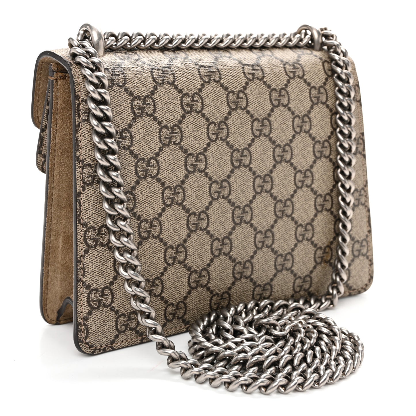 GG Supreme Monogram Mini Dionysus Shoulder Bag Taupe