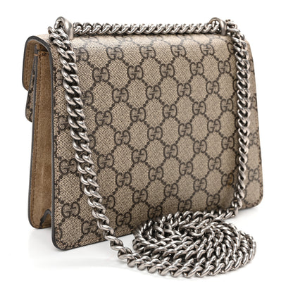 Gucci GG Supreme Monogram Mini Dionysus Shoulder Bag Taupe 3 of 11