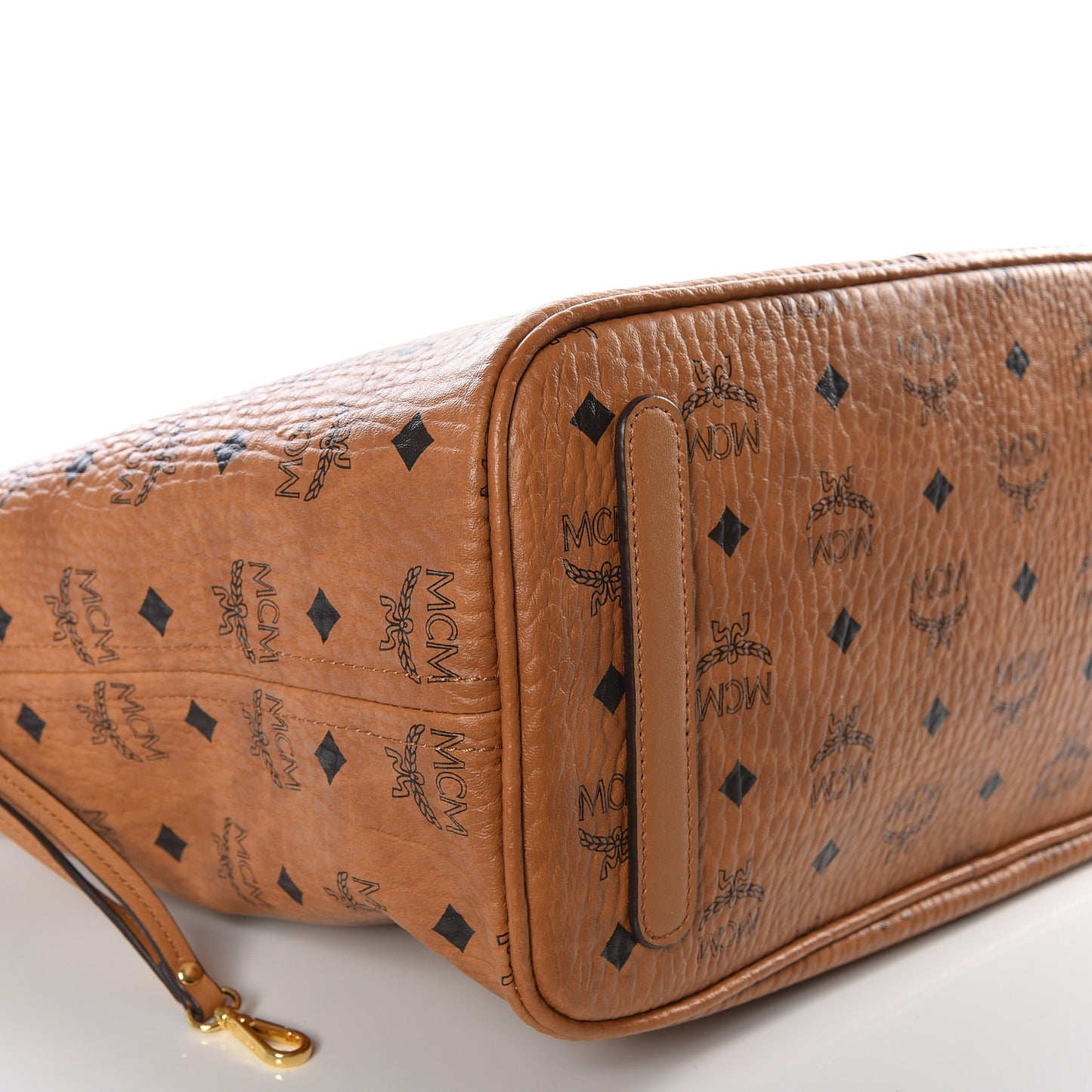 Visetos Medium Liz Reversible Shopper Tote Cognac
