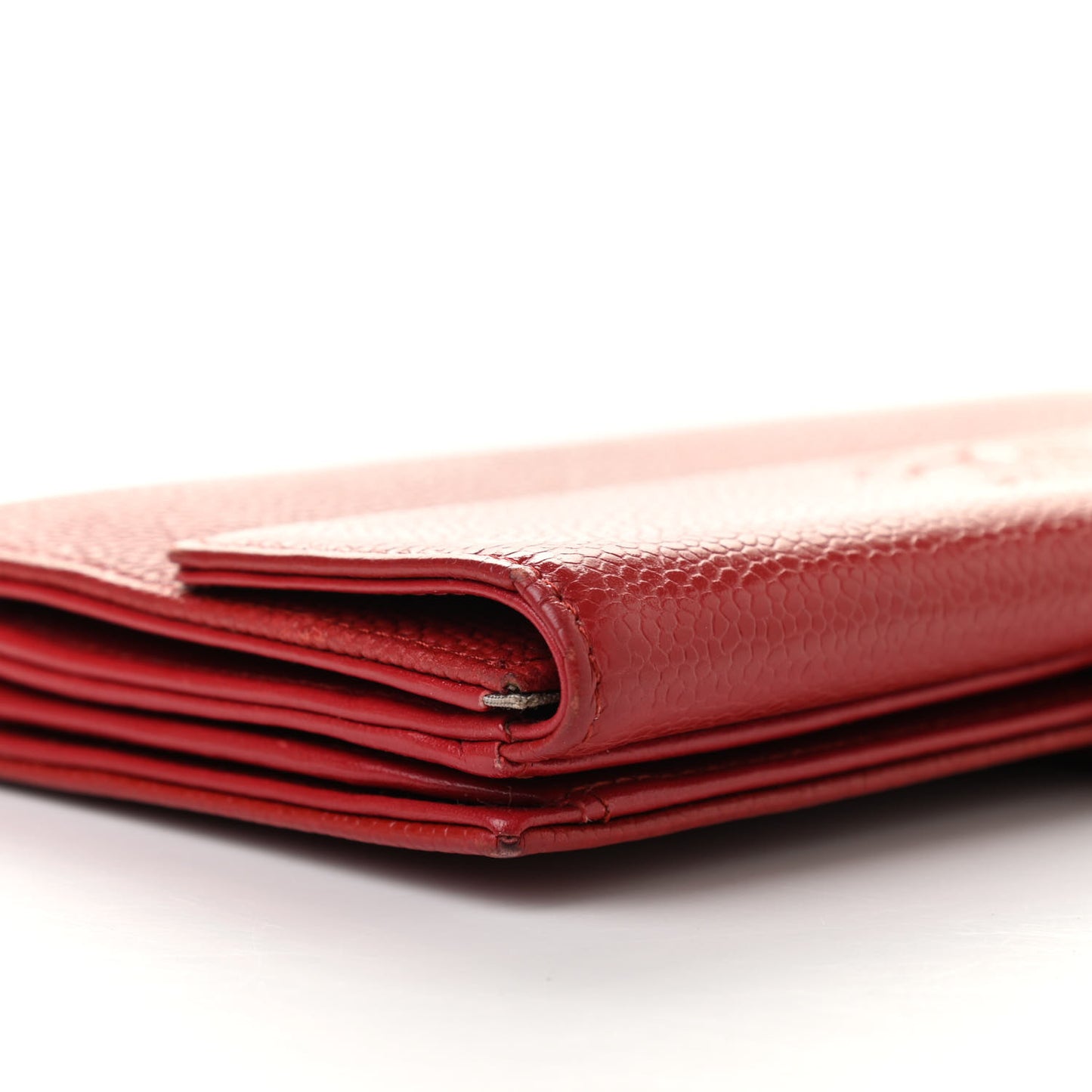 Caviar Timeless CC Large Flap Wallet Red