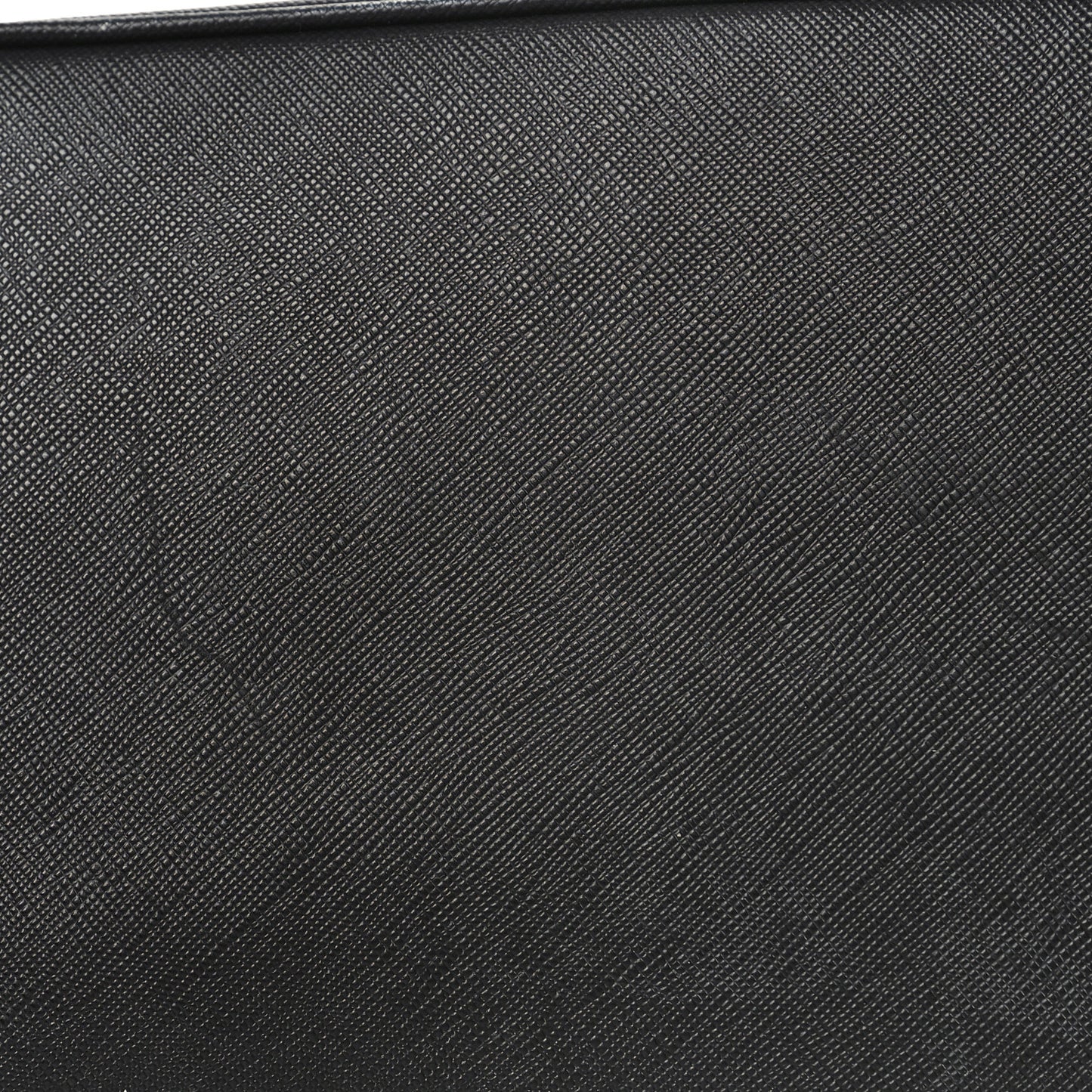 Saffiano Vernice Medium Double Zip Tote Black