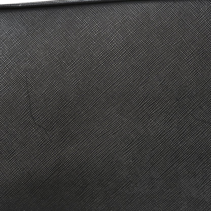 Prada Saffiano Vernice Medium Double Zip Tote Black 10 of 12