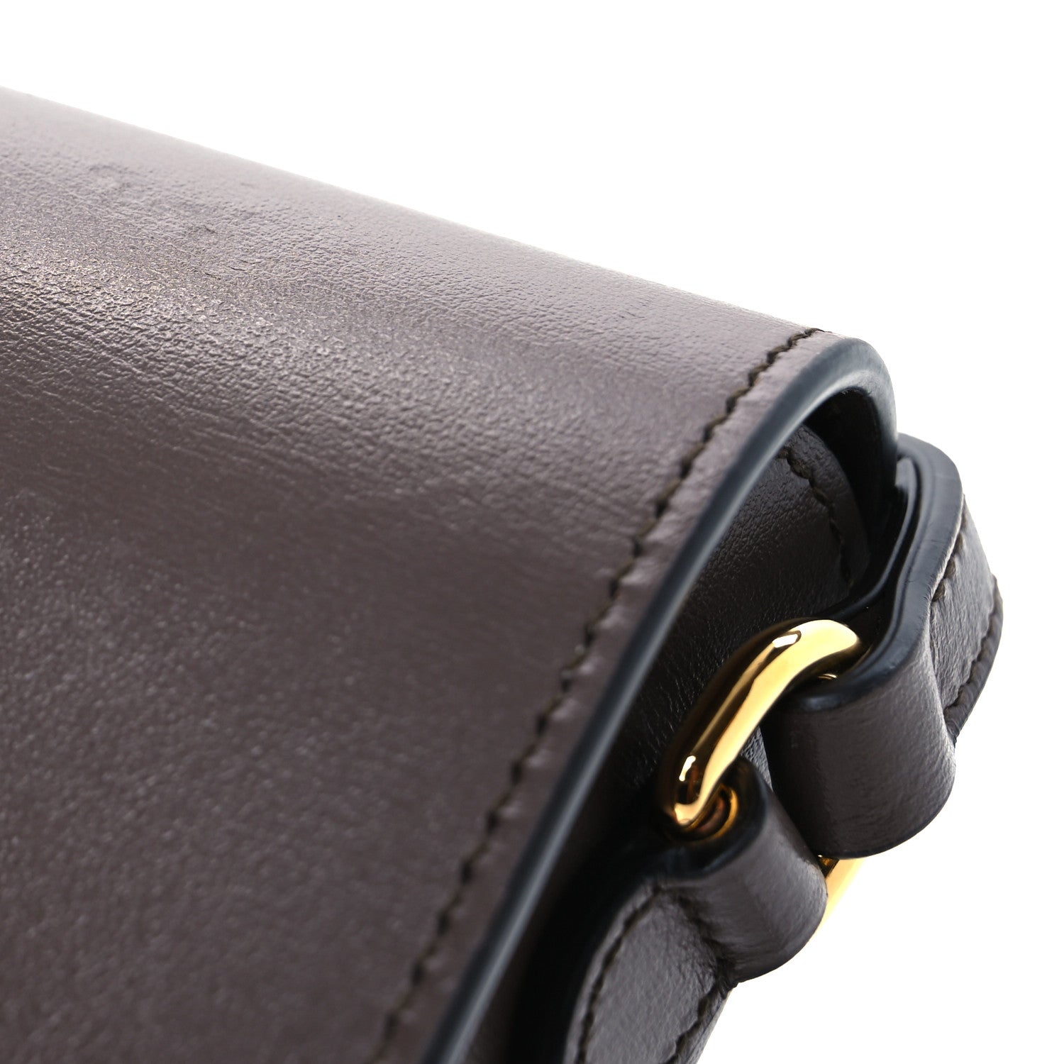 Gucci Boarded Plutone Calfskin Mini Horsebit 1955 Crossbody Bag New Acero 13 of 15