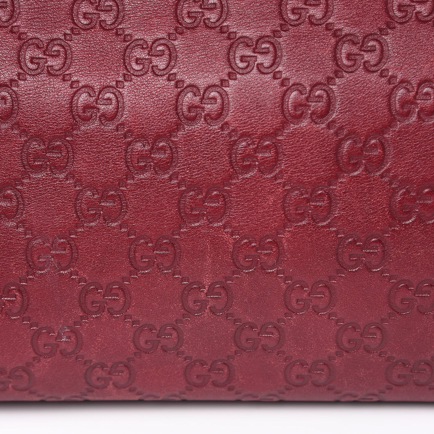 Soft Guccissima Medium Emily Shoulder Bag Classic Ruby