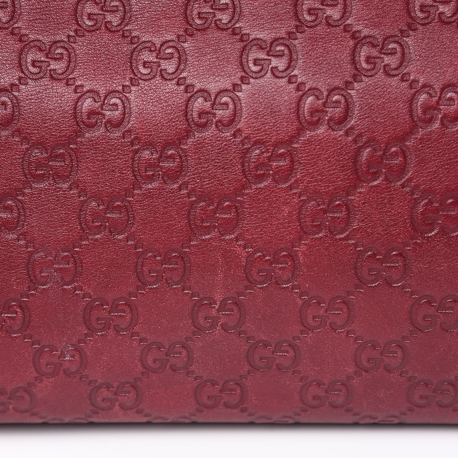 Gucci Soft Guccissima Medium Emily Shoulder Bag Classic Ruby 16 of 19