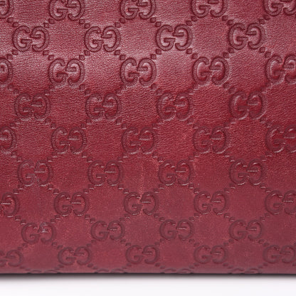 Gucci Soft Guccissima Medium Emily Shoulder Bag Classic Ruby 16 of 19