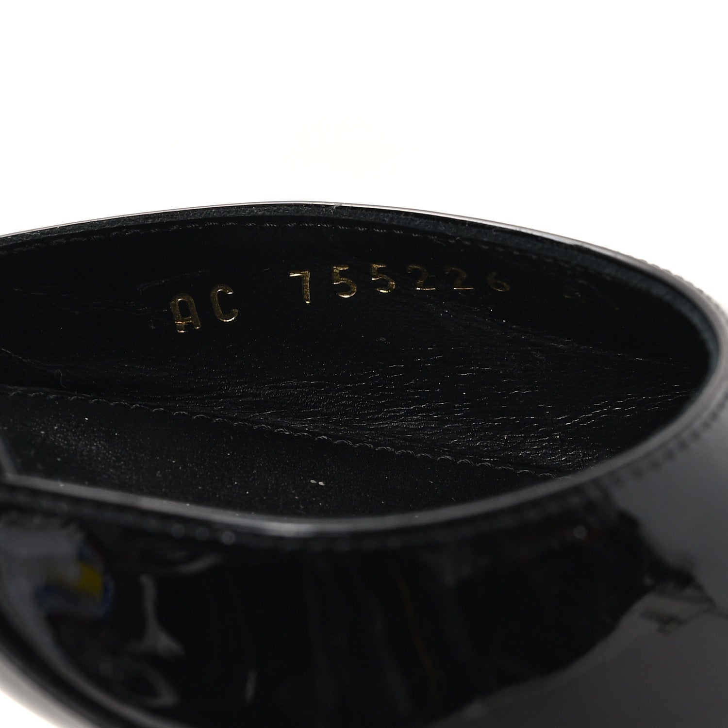 Saint Laurent Patent Avenue 110 Ankle Strap Pointed Pumps 41 Black 9 of 10