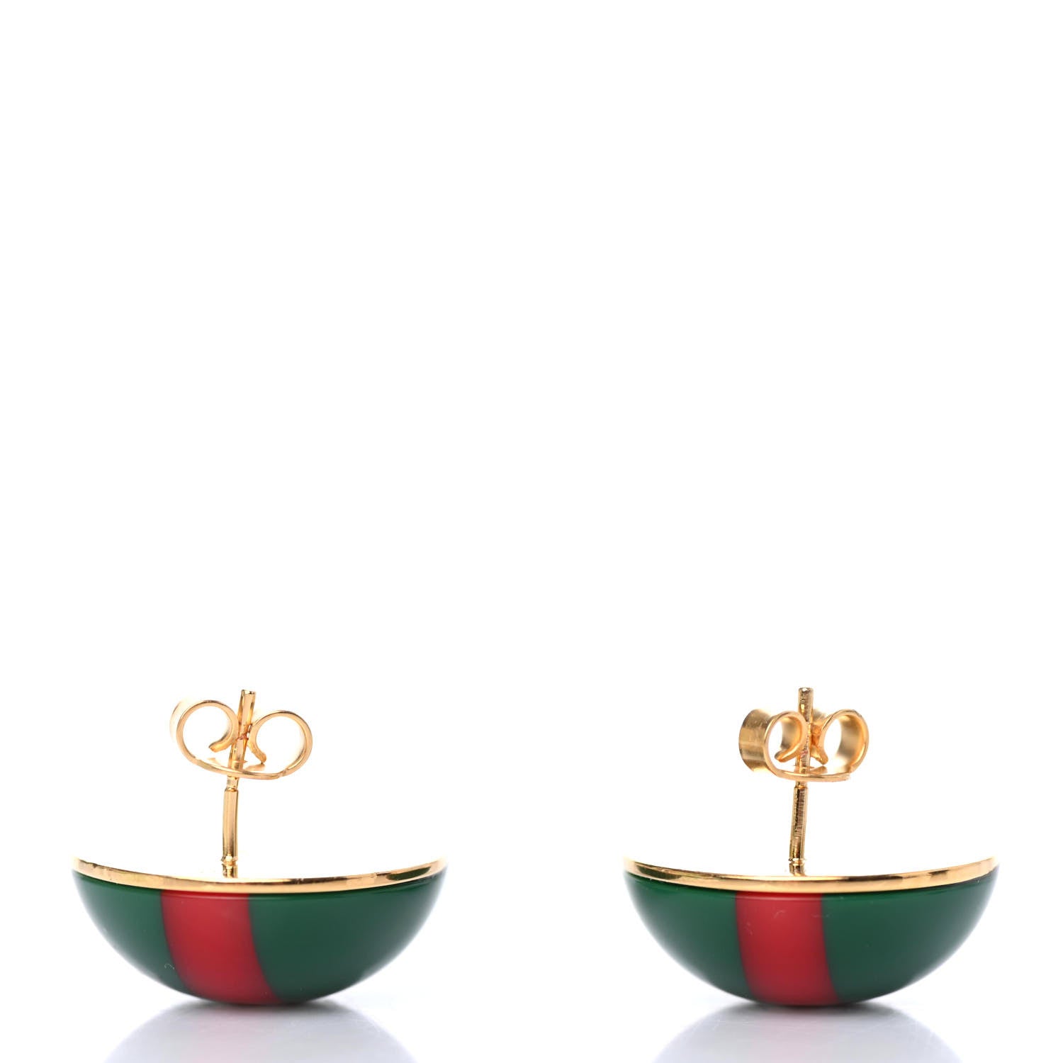 Gucci Resin Web Stud Earrings 3 of 4