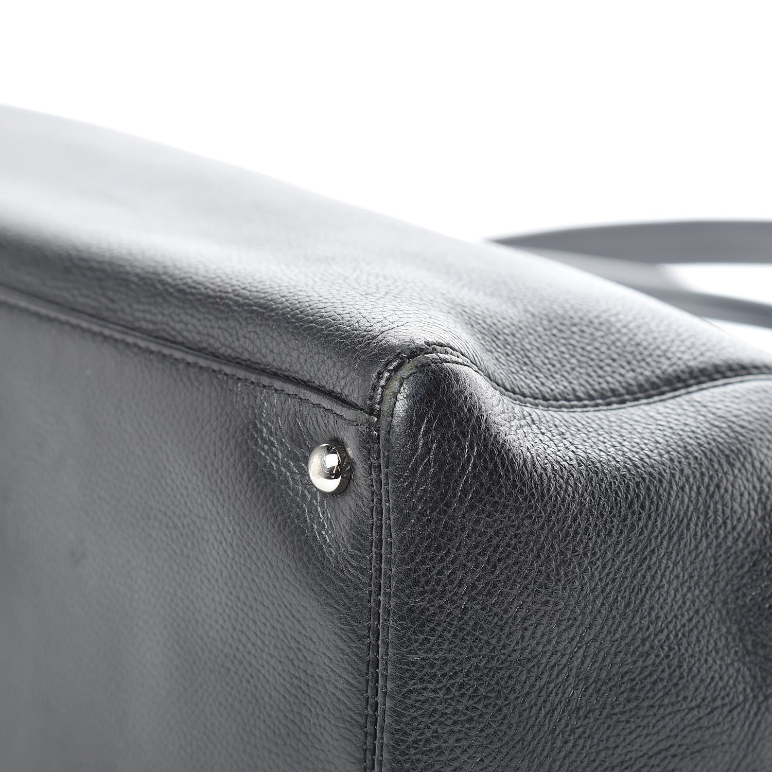 Chanel Calfskin Cerf Executive Shopper Tote Black 20 of 23