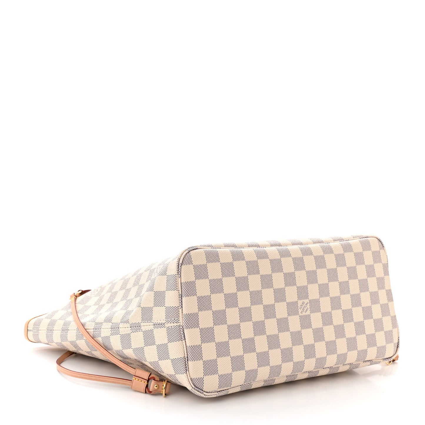 Damier Azur Neo Neverfull MM Rose Ballerine