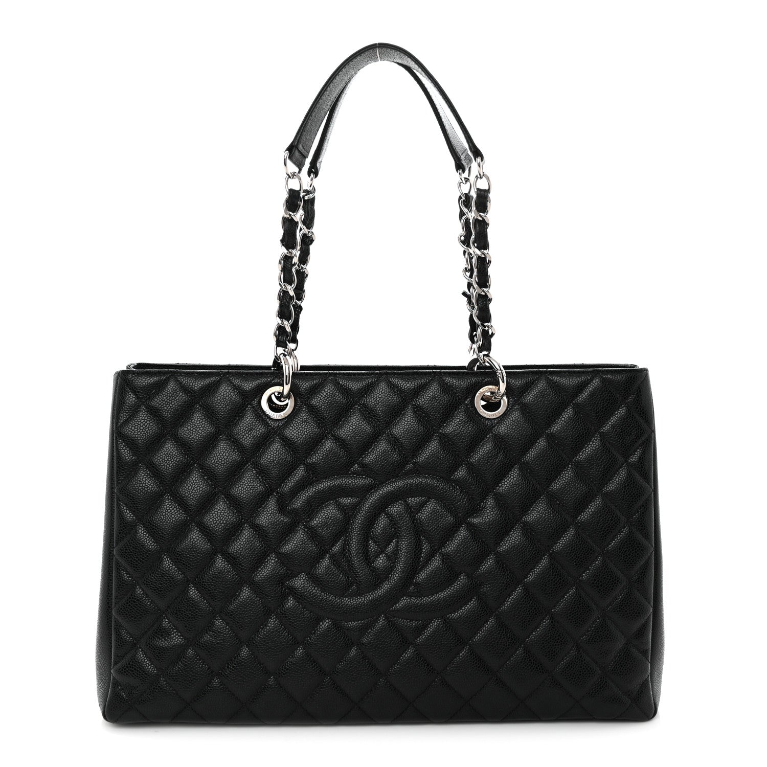 Chanel Caviar Quilted XL Grand Shopping Tote GST Black 1 of 10