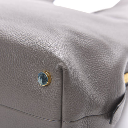 Tom Ford Pebbled Calfskin Jennifer Side-Zip Hobo Warm Taupe 8 of 12