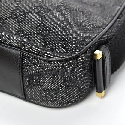 Gucci Denim Monogram Shoulder Bag 10 of 16