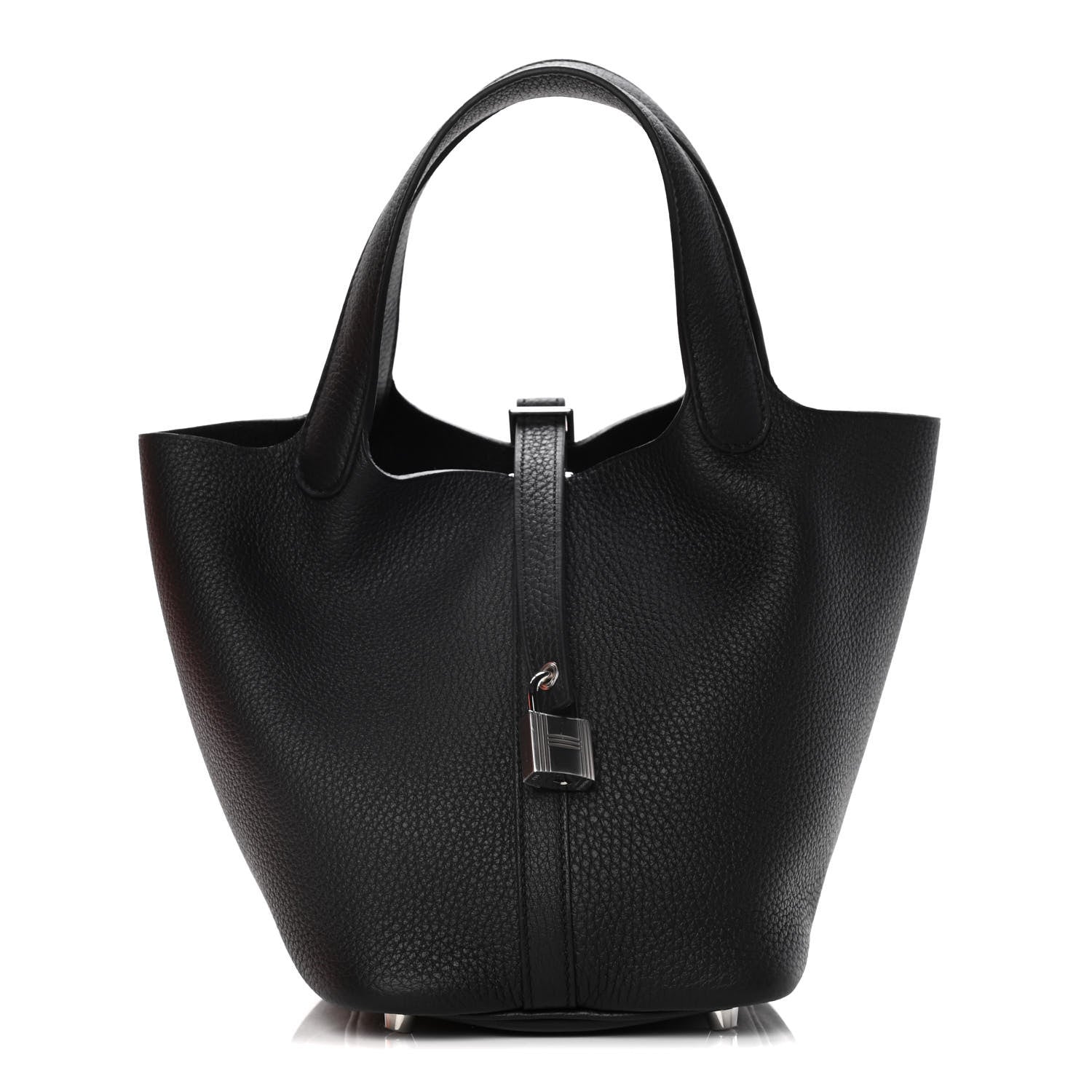 Hermes Taurillon Clemence Picotin Lock 18 PM Black 1 of 10