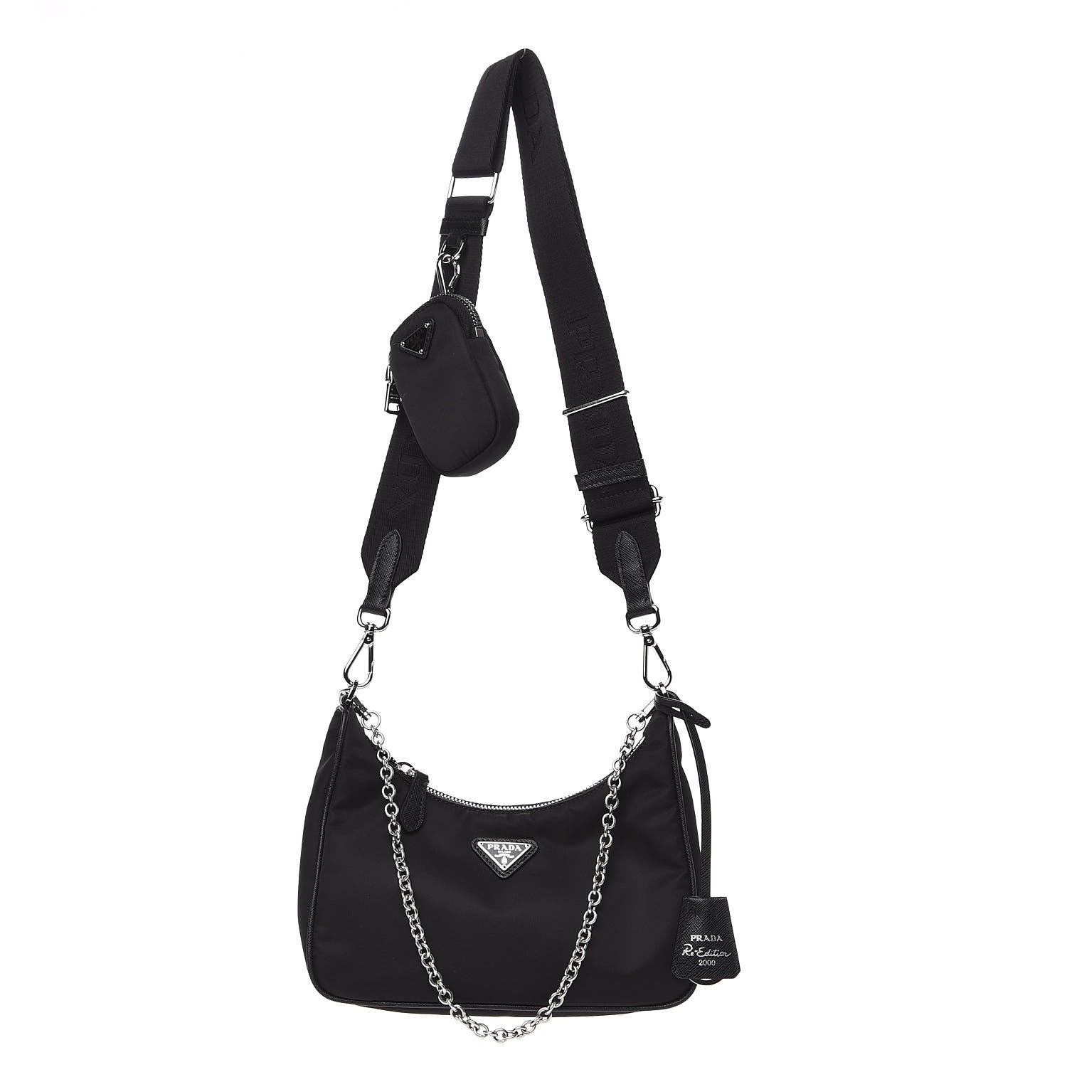 Prada Nylon Re-Edition 2005 Shoulder Bag Black 1 of 9