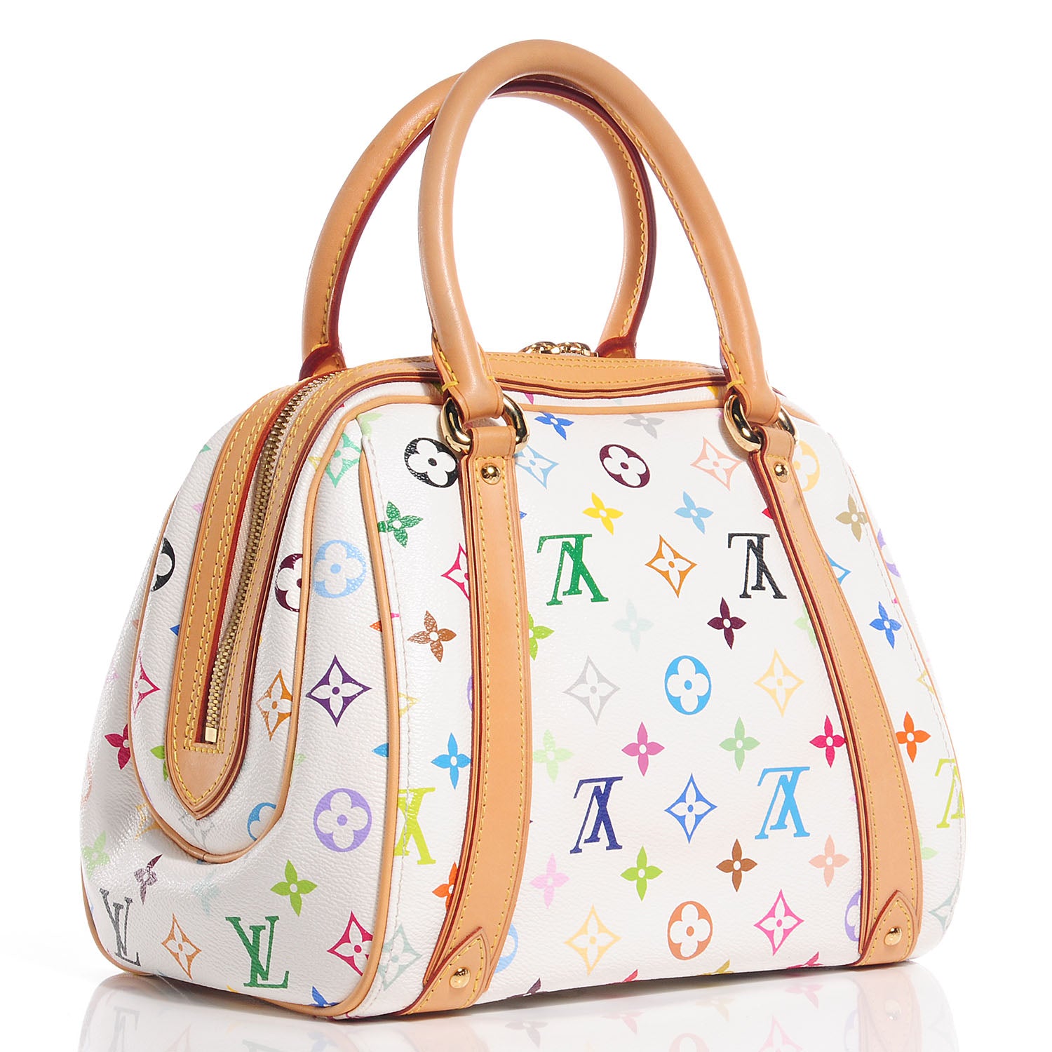 Louis Vuitton Monogram Multicolor Priscilla White 3 of 7