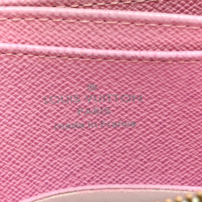 Louis Vuitton Monogram Multicolor Zippy Coin Purse Wallet White Litchi 6 of 7
