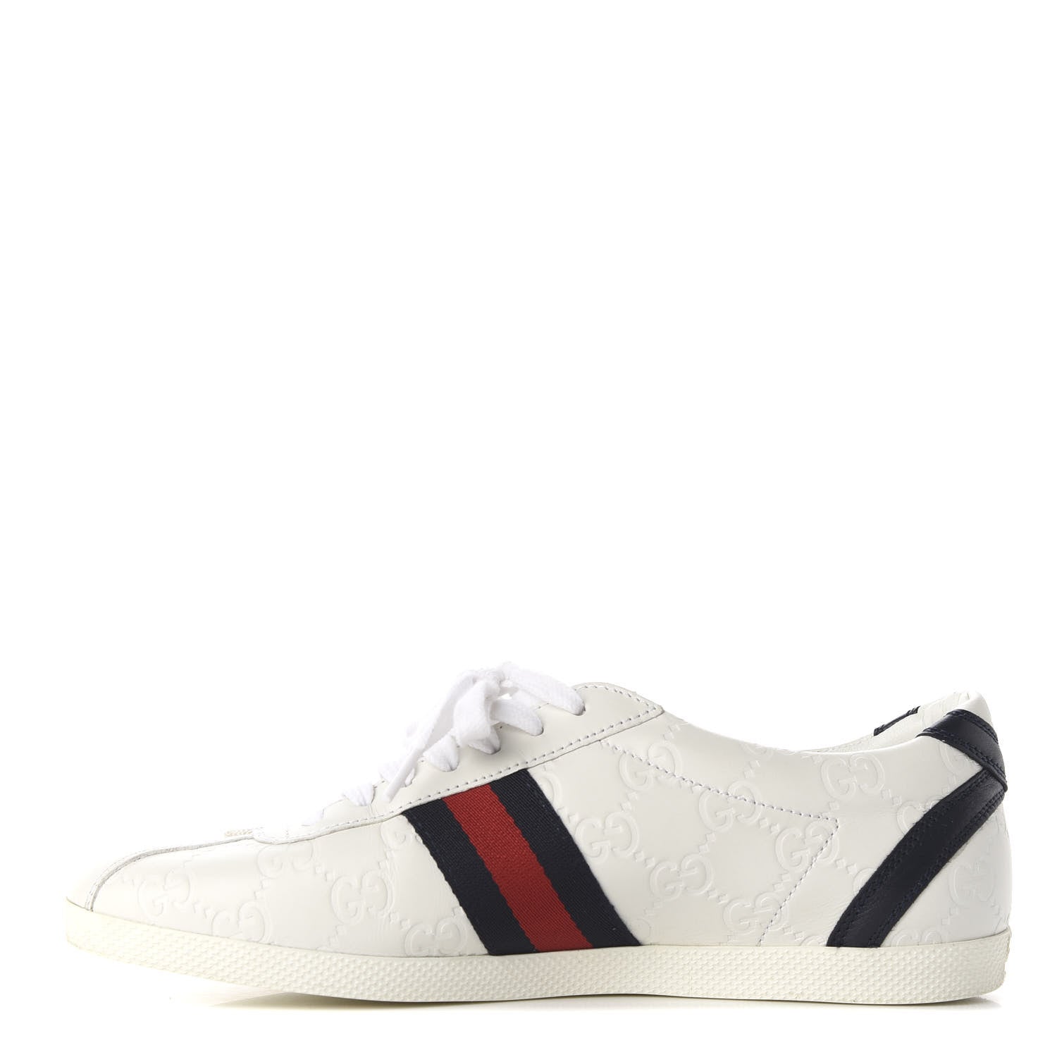 Gucci Guccissima Web Sneakers 38 White 1 of 10