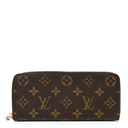 Louis Vuitton Monogram Clemence Wallet Rose Ballerine 1 of 7