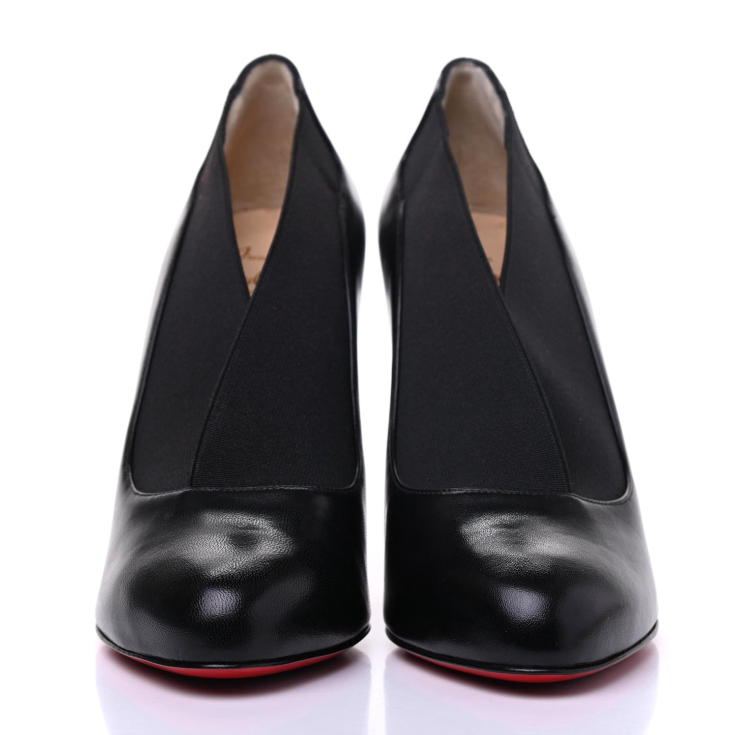 Shiny Nappa Toot Couverte 100 Pumps 37.5 Black