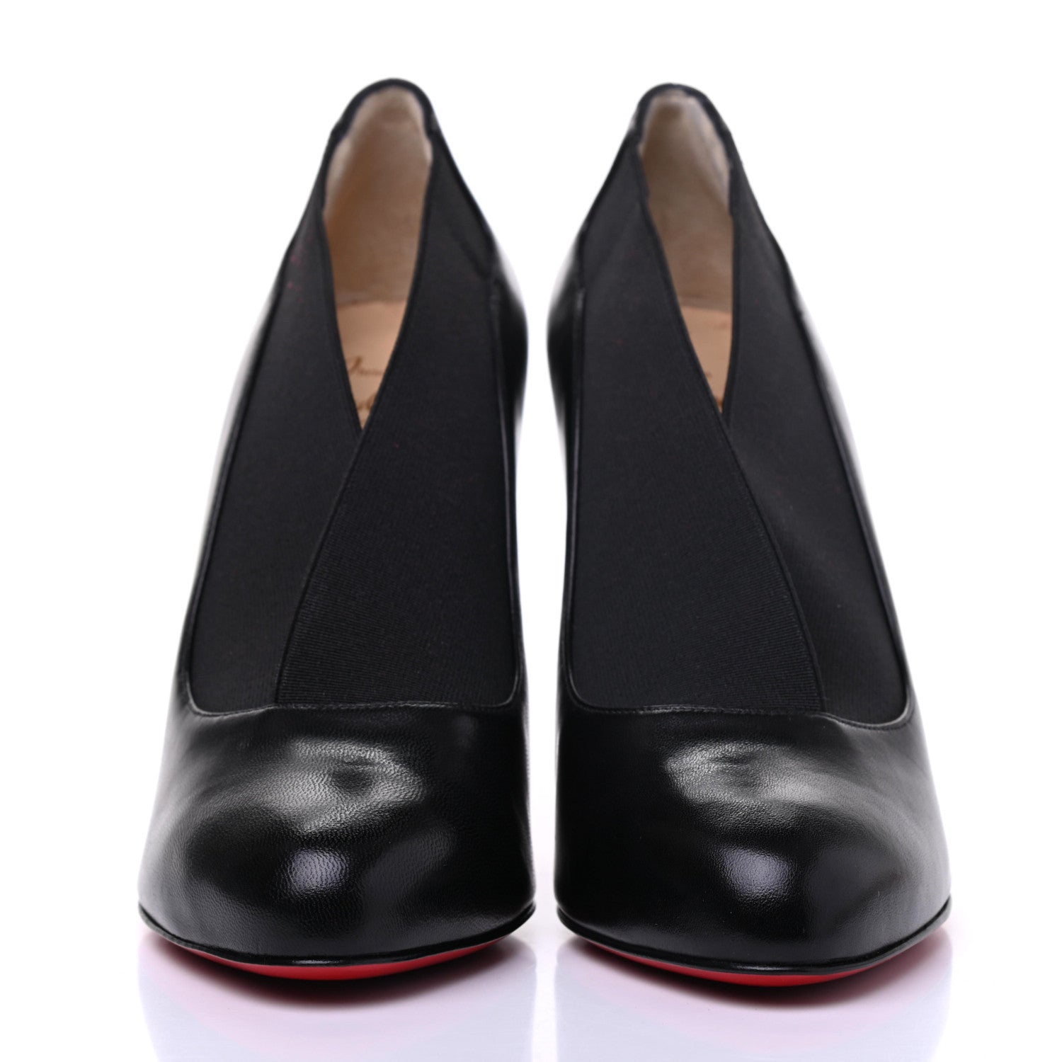 Christian Louboutin Shiny Nappa Toot Couverte 100 Pumps 37.5 Black 2 of 9