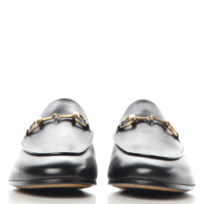 Gucci Calfskin Womens Jordaan Loafers 37 Black 2 of 13