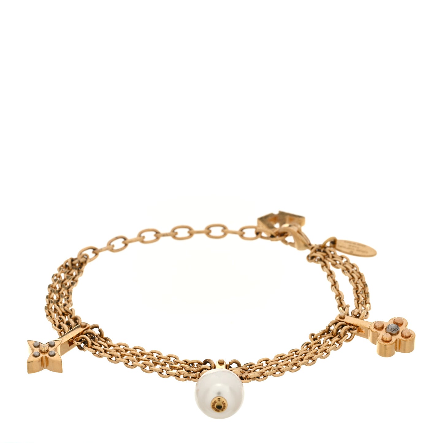 Pearl Charmy Bracelet Gold