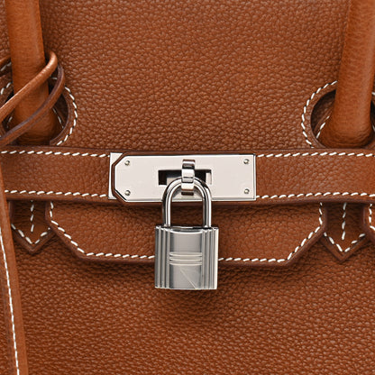Hermes Natural Barenia Faubourg Birkin 35 Fauve 8 of 13