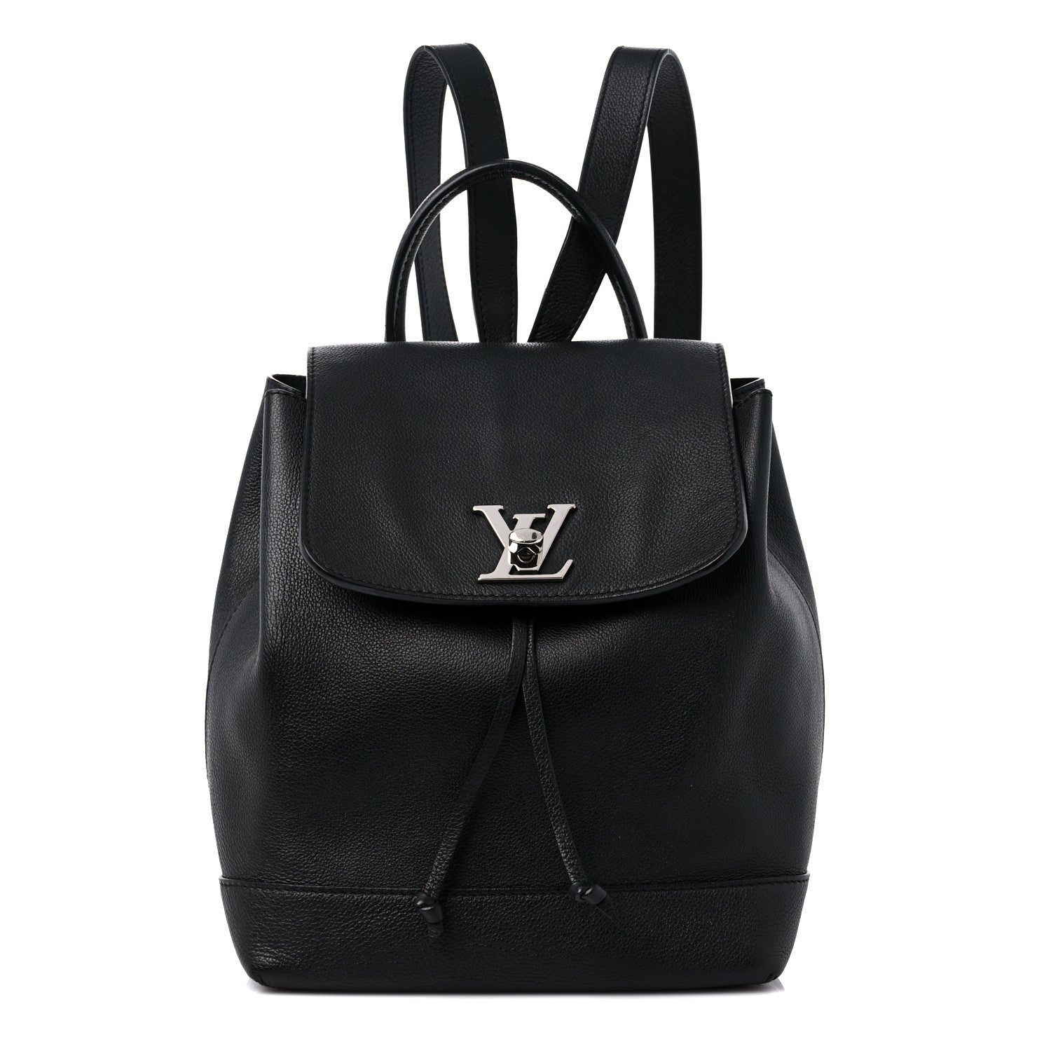 Louis Vuitton Calfskin Lockme Backpack Black 1 of 13
