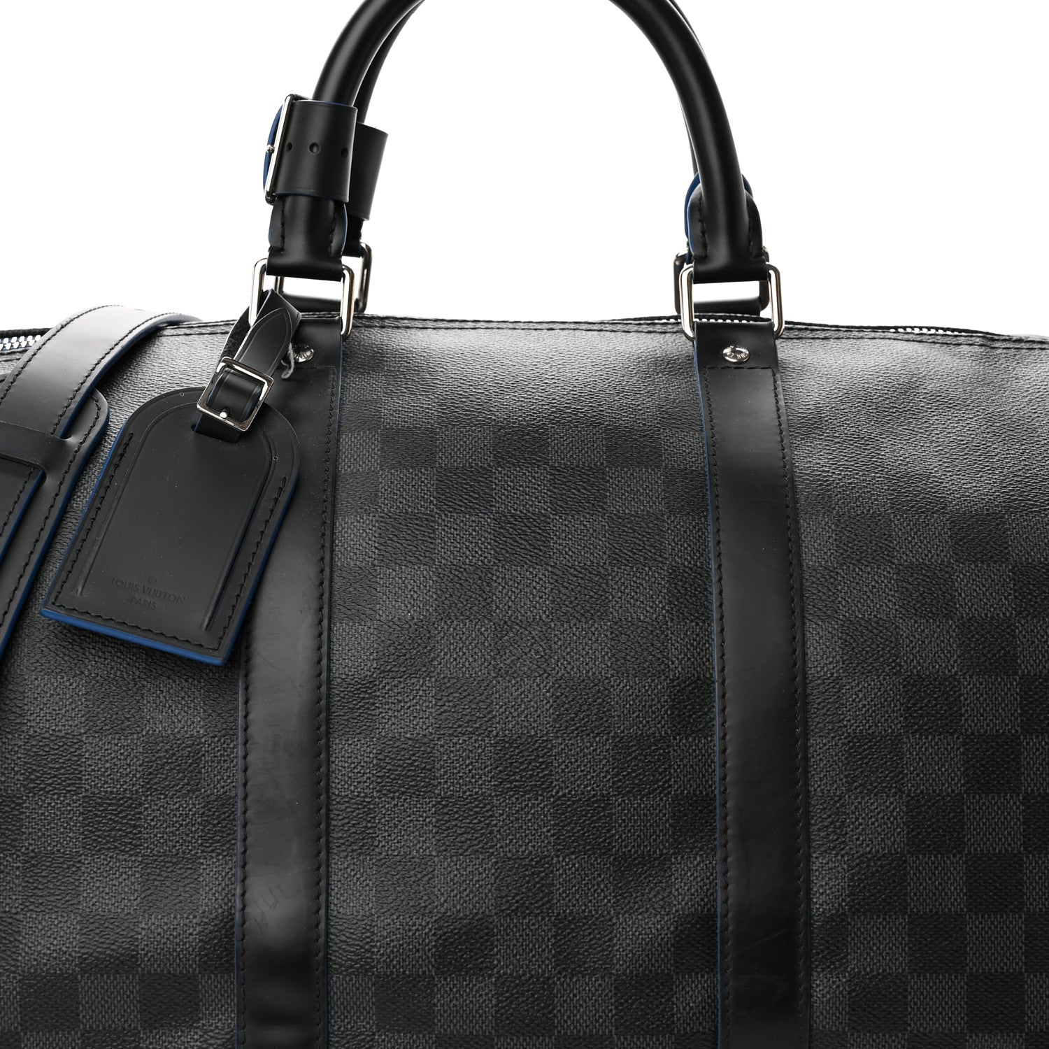 Louis Vuitton Damier Cobalt Keepall Bandouliere 55 7 of 15