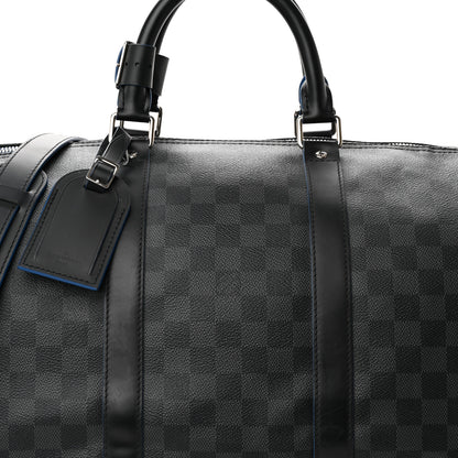 Louis Vuitton Damier Cobalt Keepall Bandouliere 55 7 of 15