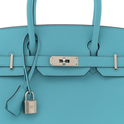 Hermes Epsom Birkin 30 Bleu du Nord 8 of 11