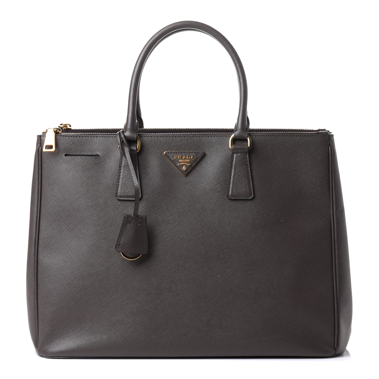 Prada Saffiano Medium Galleria Double Zip Tote Caffe 2 of 18