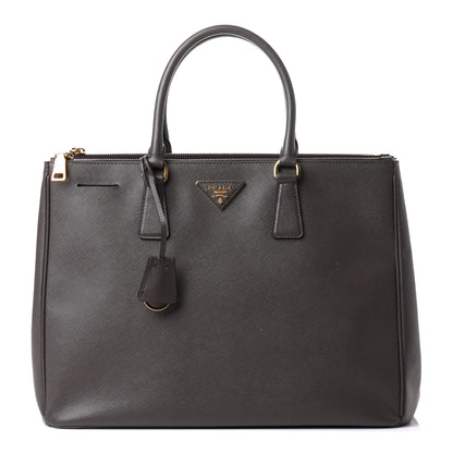 Prada Saffiano Medium Galleria Double Zip Tote Caffe 2 of 18