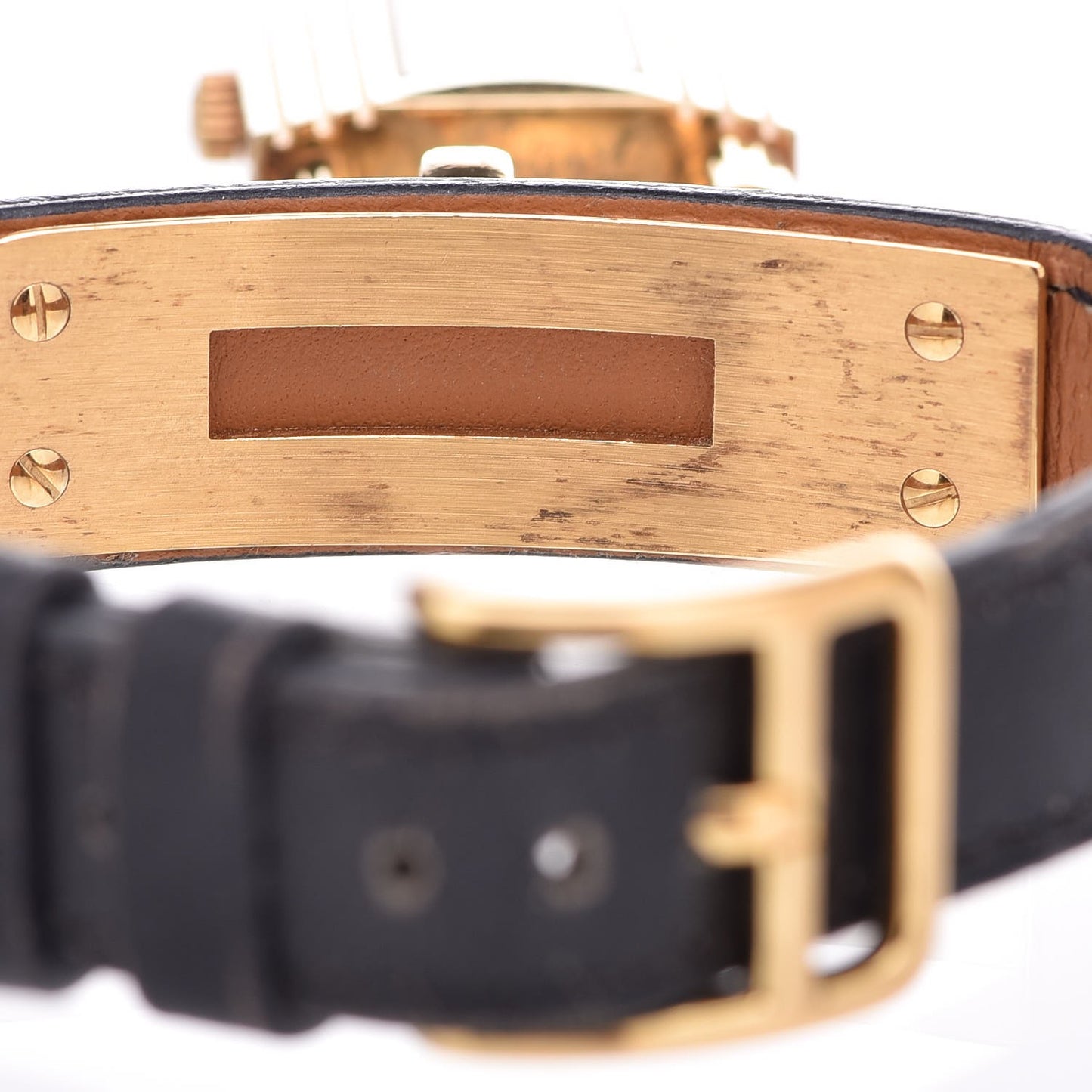 Stainless Steel Barenia 20mm Kelly Cadena Double Tour Quartz Watch Noir