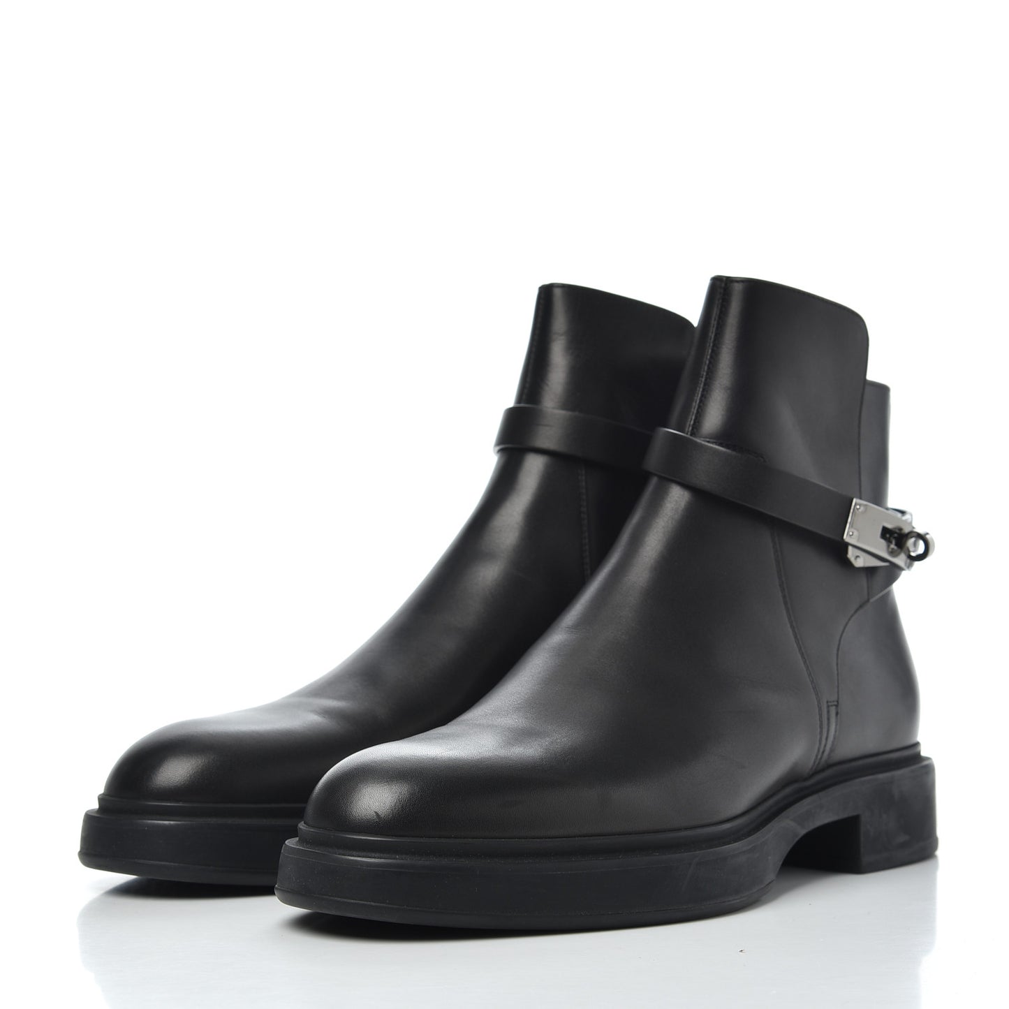 Calfskin Veo Ankle Boots 42 Black