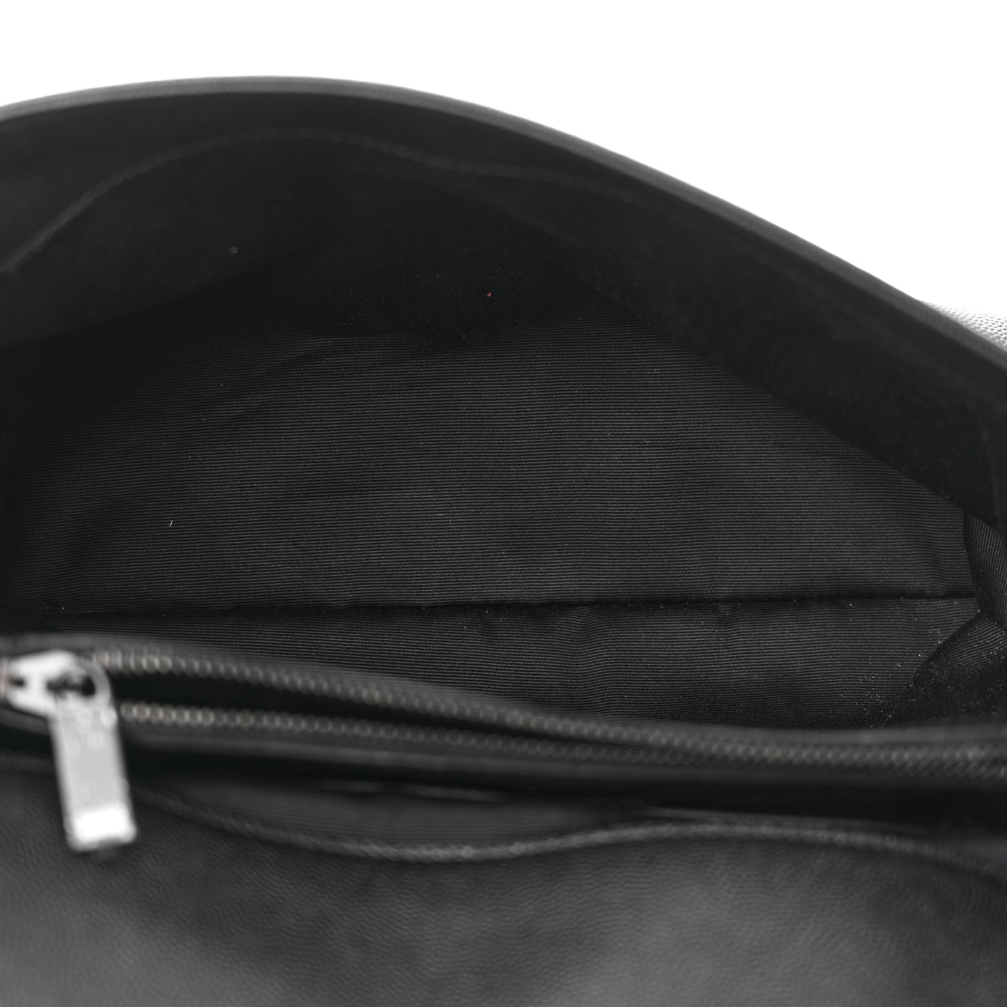Grain De Poudre Medium West Hollywood Monogram Fold-Over Black