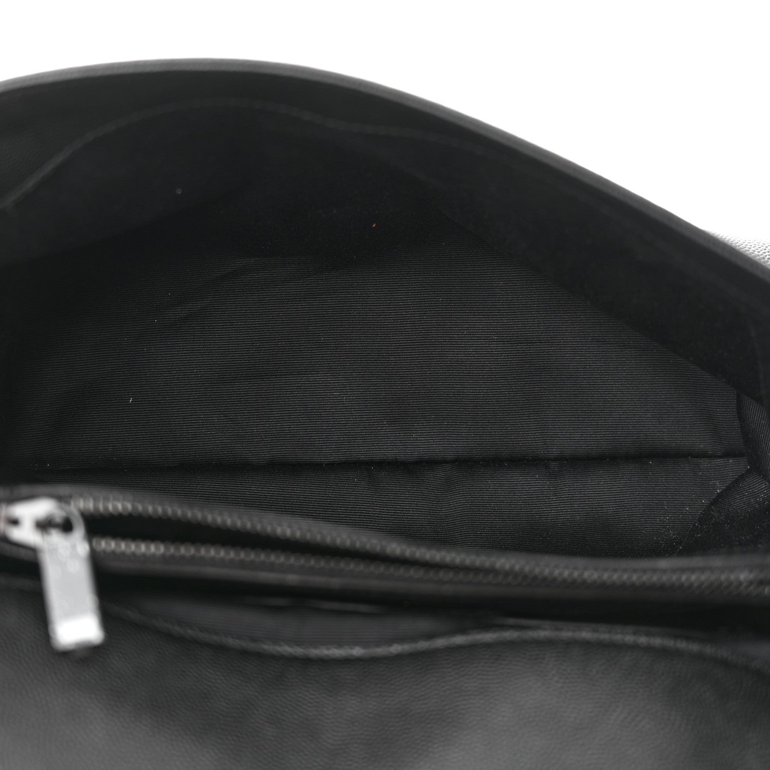 Saint Laurent Grain De Poudre Medium West Hollywood Monogram Fold-Over Black 5 of 13