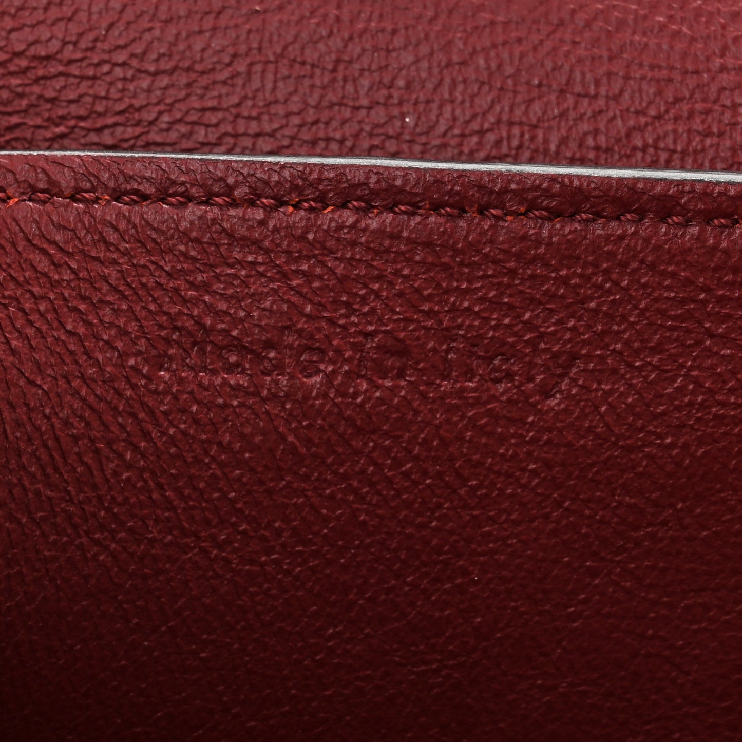 Shiny Smooth Calfskin Medium Frame Shoulder Bag Red Navy