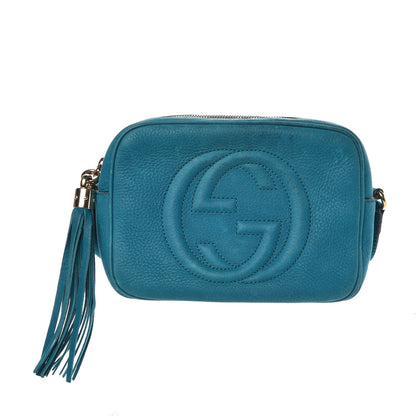 Gucci Vitello Range Small Soho Disco Bag Deep Cobalt 1 of 11