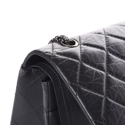 Chanel Aged Calfskin Quilted 2.55 Reissue 227 Flap Grey 12 of 14