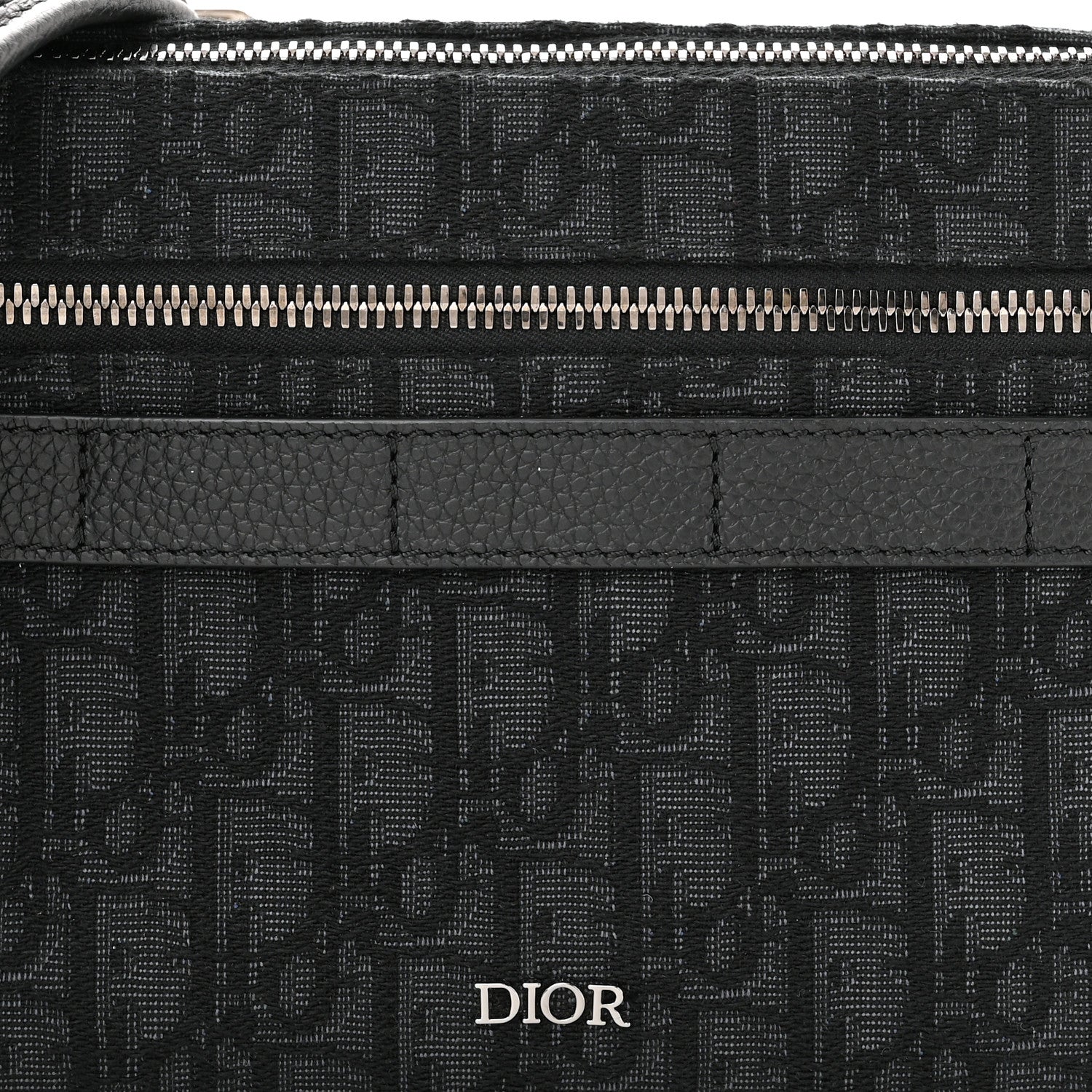 Christian Dior HOMME Oblique Safari Messenger Black 8 of 10
