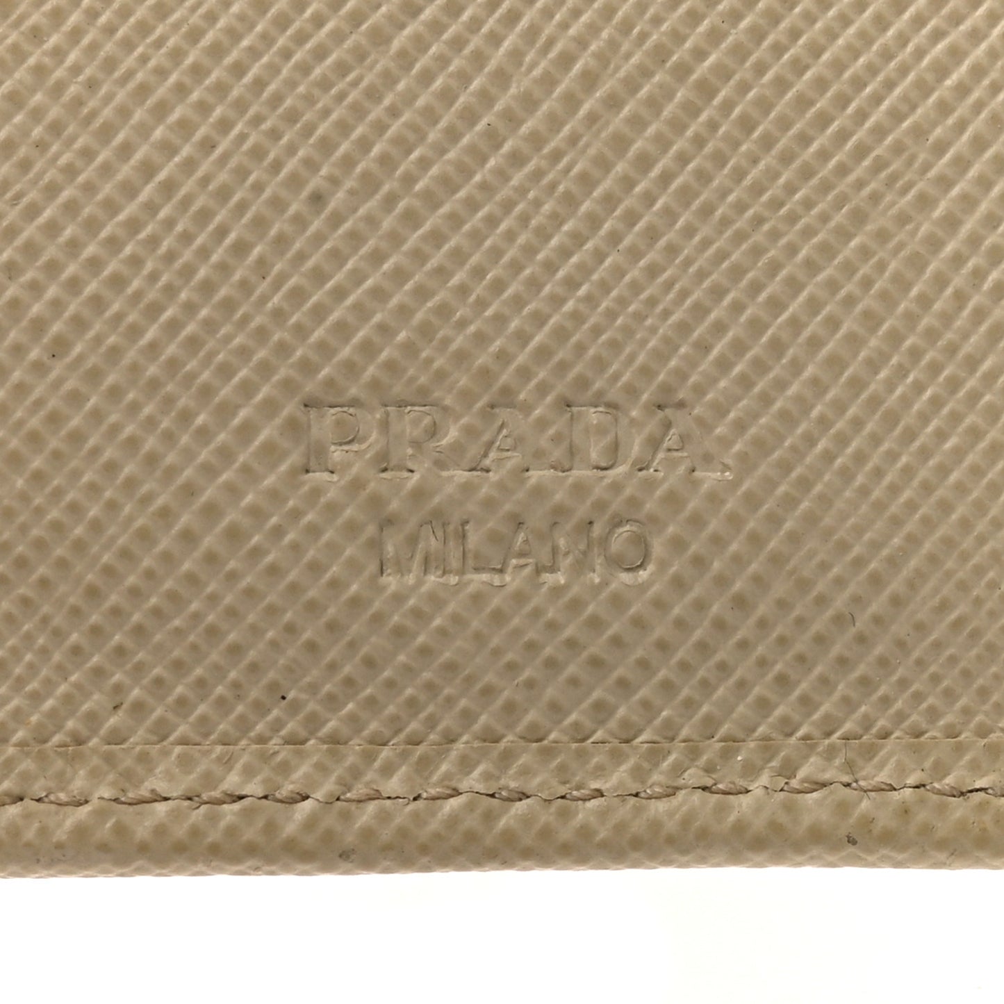 Saffiano Metal Compact Wallet Cammeo
