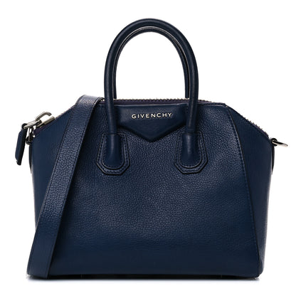 Givenchy Sugar Goatskin Mini Antigona Navy 1 of 22