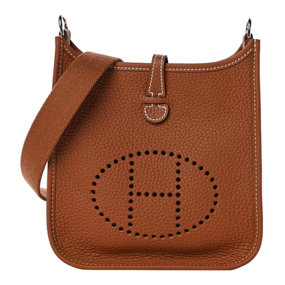 Hermes Taurillon Clemence Evelyne TPM Gold 1 of 11