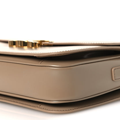 Celine Shiny Calfskin Medium Triomphe Smoked Brown 12 of 14